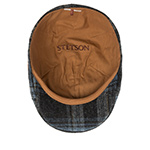 Кепка STETSON арт. 6610318 TEXAS SHADOW PLAID (голубой / черный)