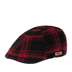 Кепка STETSON арт. 6610318 TEXAS SHADOW PLAID (красный / черный)