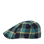 Кепка STETSON арт. 6610323 TEXAS CHECK WOOL (бирюзовый / синий / желтый)