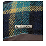 Кепка STETSON арт. 6610323 TEXAS CHECK WOOL (бирюзовый / синий / желтый)