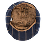 Кепка STETSON арт. 6810701 8-PANEL CAP VIRGIN WOOL (синий / бежевый)