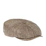 Кепка STETSON арт. 6842507 HATTERAS SILK/LINEN HERRINGBONE (светло-коричневый)