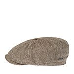 Кепка STETSON арт. 6842507 HATTERAS SILK/LINEN HERRINGBONE (светло-коричневый)