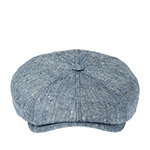 Кепка STETSON арт. 6842507 HATTERAS SILK/LINEN HERRINGBONE (светло-синий)