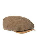Кепка STETSON арт. 6843507 HATTERAS LINEN/SILK HERRINGBONE (светло-коричневый)