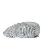 Кепка STETSON арт. 6873704 HATTERAS LINEN STRIPE (синий / белый / коричневый)