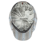 Кепка STETSON арт. 6873704 HATTERAS LINEN STRIPE (синий / белый / коричневый)