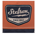 Бейсболка STETSON арт. 7761158K TRUCKER CAP SPARK PLUG (терракотовый / темно-синий)