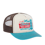 Бейсболка STETSON арт. 7751195K TRUCKER CAP TIKI LOUNGE (бирюзовый / белый)