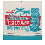 Бейсболка STETSON арт. 7751195K TRUCKER CAP TIKI LOUNGE (бирюзовый / белый)