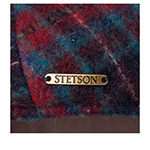 Кепка STETSON арт. 6170306 IVY CAP CHECK WOOL (красный / бирюзовый)