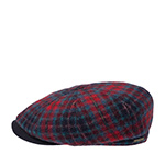 Кепка STETSON арт. 6840345 HATTERAS CHECK WOOL (красный / бирюзовый)