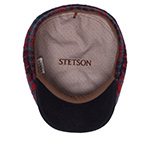 Кепка STETSON арт. 6840345 HATTERAS CHECK WOOL (красный / бирюзовый)