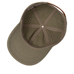 Бейсболка STETSON арт. 7711157 BASEBALL CAP COTTON (оливковый)