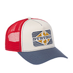 Бейсболка STETSON арт. 7741156 TRUCKER CAP RHOMBUS (кремовый / синий)