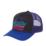 Бейсболка STETSON арт. 7741163 TRUCKER CAP RISING HIGH (черный / синий)