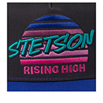 Бейсболка STETSON арт. 7741163 TRUCKER CAP RISING HIGH (черный / синий)