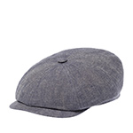 Кепка STETSON арт. 6873105 HATTERAS LINEN (синий / серый)
