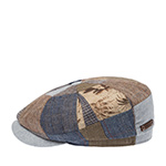 Кепка STETSON арт. 6873902 HATTERAS PATCHWORK BARISTA (коричневый / синий)
