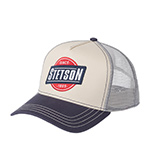 Бейсболка STETSON арт. 7741197 TRUCKER CAP CLASSIC POINT (бежевый / темно-серый)