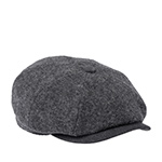 Кепка STETSON арт. 6840818 HATTERAS BOILED WOOL (темно-серый)