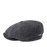 Кепка STETSON арт. 6840818 HATTERAS BOILED WOOL (темно-серый)