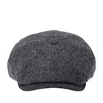 Кепка STETSON арт. 6840818 HATTERAS BOILED WOOL (темно-серый)