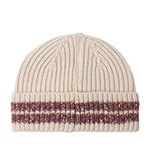 Шапка STETSON арт. 8589308 BEANIE STRIPES VINTAGE BOWLING THEME (бежевый / коричневый)