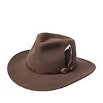 Шляпа STETSON арт. 2798105 WESTERN WOOLFELT (коричневый)