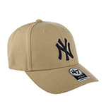 Бейсболка 47 BRAND арт. B-MVP17WBV-KHA New York Yankees MLB (бежевый)