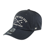 Бейсболка 47 BRAND арт. Cross Bats Boston Red Sox MLB (синий / серый)