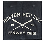 Бейсболка 47 BRAND арт. Cross Bats Boston Red Sox MLB (синий / серый)