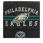 Бейсболка 47 BRAND арт. Highpoint Philadelphia Eagles NFL (черный)