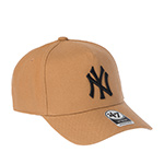 Бейсболка 47 BRAND арт. B-REPDT17WBP-QL New York Yankees MLB (светло-коричневый)