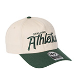 Бейсболка 47 BRAND арт. B-NTSKS18GWP-NT Oakland Athletics MLB (кремовый / зеленый)