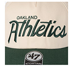 Бейсболка 47 BRAND арт. B-NTSKS18GWP-NT Oakland Athletics MLB (кремовый / зеленый)