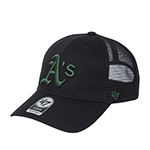 Бейсболка 47 BRAND арт. B-BRANS18CTP-BKDG Oakland Athletics MLB (черный)