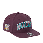 Бейсболка 47 BRAND арт. H-KNGSW25WBP-PJ Anaheim Ducks NHL (сливовый)