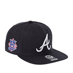 Бейсболка 47 BRAND арт. B-SRS01WBP-NYA Atlanta Braves MLB (темно-синий)