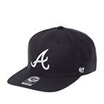 Бейсболка 47 BRAND арт. B-SRS01WBP-NYD Atlanta Braves MLB (темно-синий)