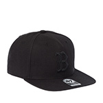 Бейсболка 47 BRAND арт. B-NSHOT02WBP-BKBK Boston Red Sox MLB (черный / черный)