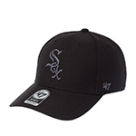 Бейсболка 47 BRAND арт. B-MVP06WBP-BKCH Chicago White Sox MLB (черный / серый)