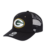 Бейсболка 47 BRAND арт. FX-CRHTF120UP-BK Green Bay Packers NFL (черный)