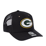 Бейсболка 47 BRAND арт. FX-CRHTF120UP-BK Green Bay Packers NFL (черный)