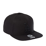 Бейсболка 47 BRAND арт. B-NSHOT12WBP-BKBK Los Angeles Dodgers MLB (черный / черный)