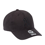 Бейсболка 47 BRAND арт. B-AC17CTP-BKB New York Yankees MLB (черный / черный)