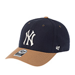 Бейсболка 47 BRAND арт. B-CAMPC17GWS-NYA New York Yankees MLB (темно-синий / бежевый)