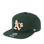 Бейсболка 47 BRAND арт. B-SRS18WBP-DGO Oakland Athletics MLB (зеленый)