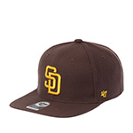Бейсболка 47 BRAND арт. B-SRS21WBP-BWA San Diego Padres MLB (коричневый)