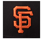 Бейсболка 47 BRAND арт. B-SRS22WBP-BK San Francisco Giants MLB (черный)